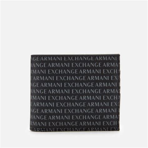 armani exchange wallet mens